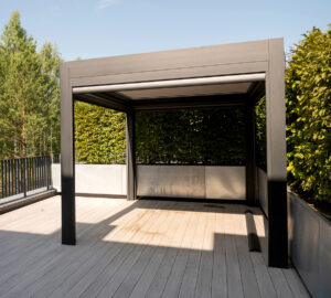 modern outdoor pergola with trees 2024 05 07 17 54 13 utc